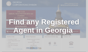 Find registered Agent in Georgia