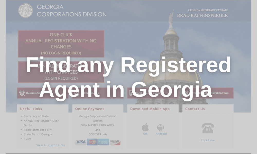 how to find owner of llc in georgia