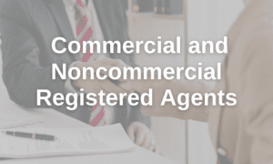 commercial vs noncommercial registered agent